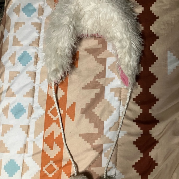 White cat spirithood rave wear hood hat (Great condition) - Picture 4 of 4